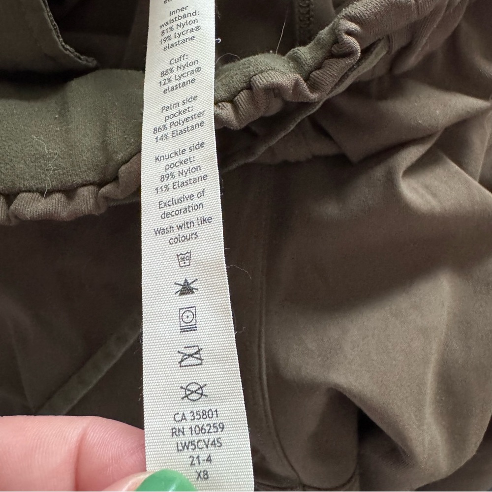 lululemon athletica Olive Green Drawstring Joggers - Picture 9 of 9